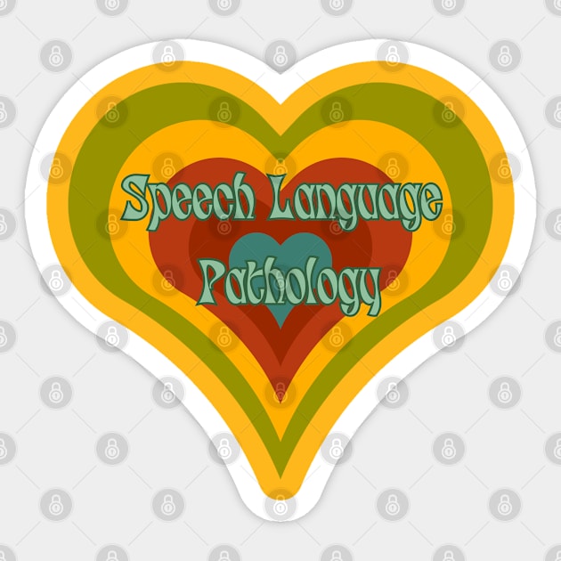 Speech Language pathology, Speech therapist, slp, slpa, speech language pathologist assitant Sticker by Daisy Blue Designs